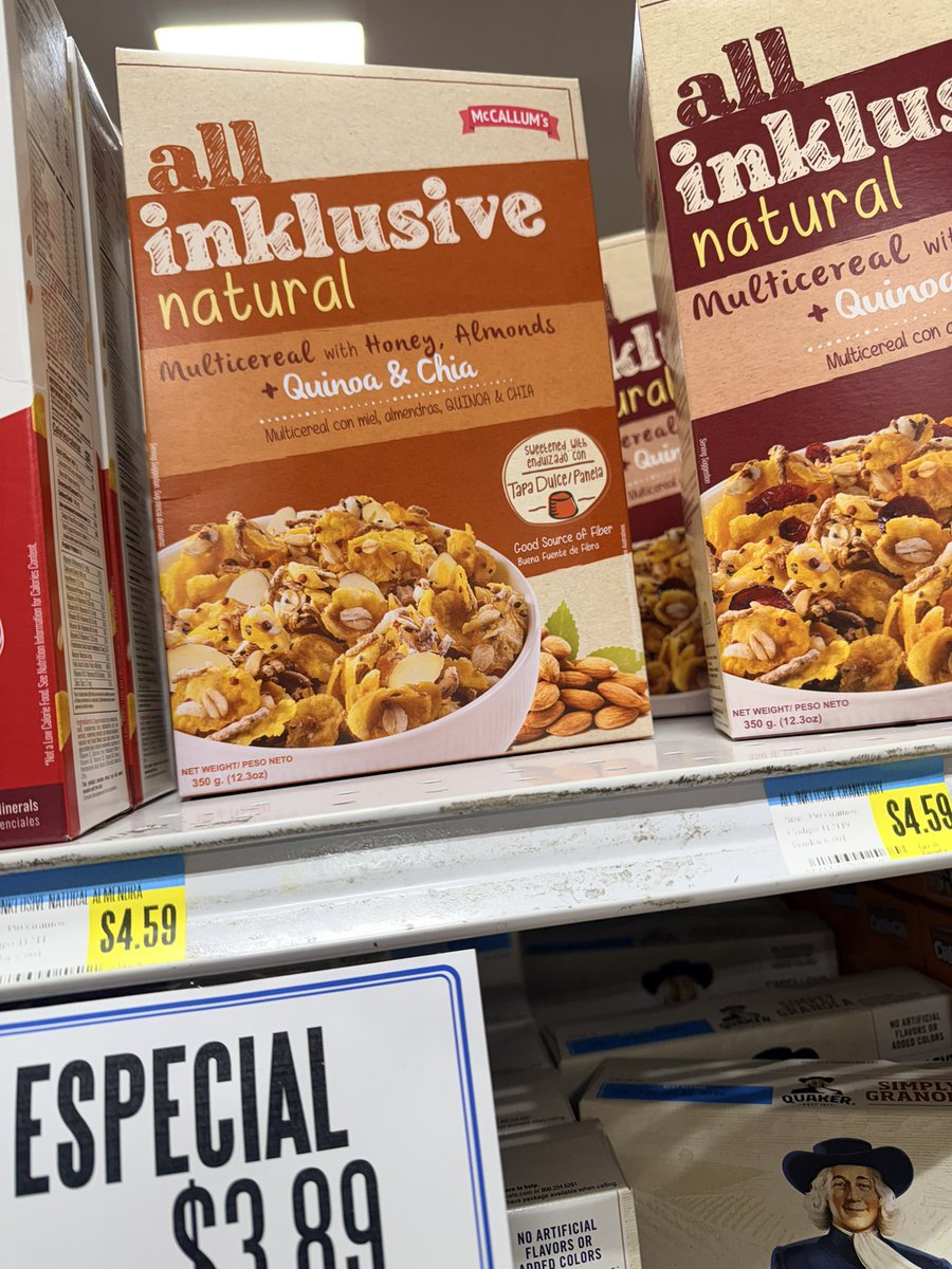 For the people that don’t understand the destruction in $GIS stock. Why would I pay $7.29 for Fiber One, when the inklusive natural is at $3.89?