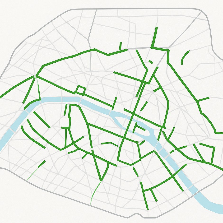 Paris öyle bir dönüşüyor ki…
Birçok ana arter araç trafiğine kapanıyor, cadde cadde bisikletlere teslim ediliyor.
Kıyı şeridi yayalaştı, Rue de Rivoli ise neredeyse tam bir Amsterdam rüyasına döndü.
Paris–Amsterdam yarışı resmen başladı.
Kazanan?
Elbette şehir sakinlerinin
