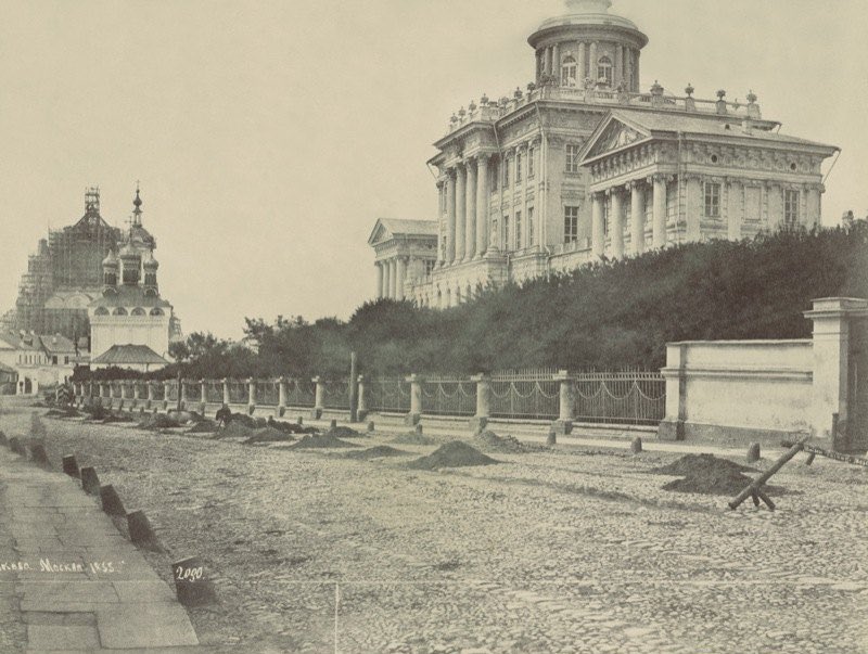 Moscow, Russia 1855.

This isn't 'European' architecture, it is Tartarian and it is far more prominent in St Petersburg, but found everywhere in Russia.