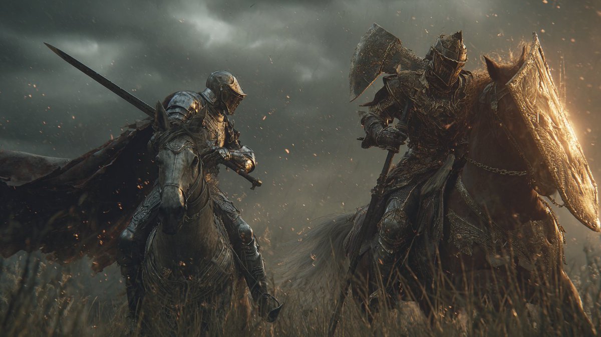 A knight is one who conquers himself first.