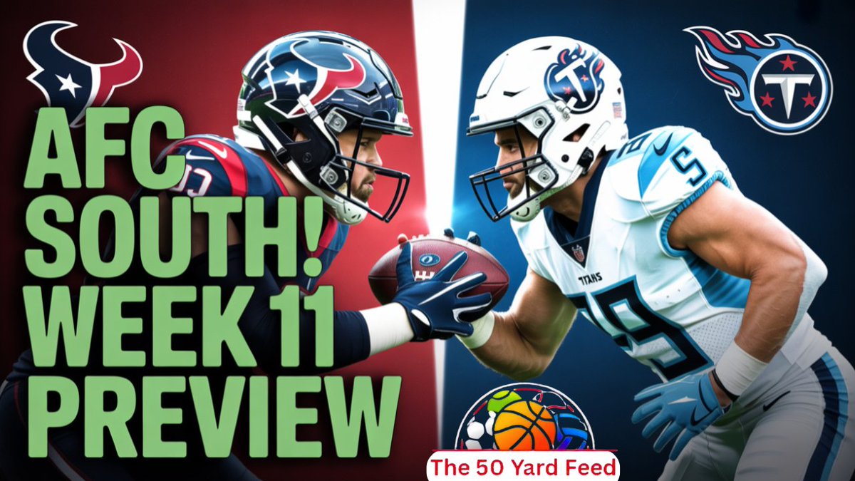 bytes_buzz's tweet image. CRUCIAL AFC SOUTH SHOWDOWN! Texans vs Titans Week 11 Preview 🏈 youtu.be/x3Dk5IAyD5E?si…  #TexansVsTitans #NFL #Week11 #WeAreTexans #TitanUp #AFCSouth #NFLSunday