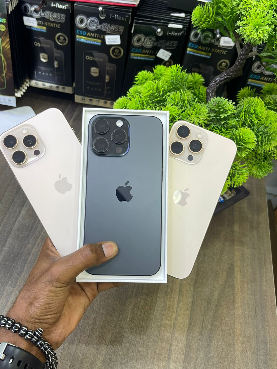 TechChapK3's tweet image. Apple iPhone 16 Pro Max
256gb Storage 
EX-UK 

Available @Ksh.127,000

#iPhone #iphone16 #iphone16pro #iphone16promax #iphonekenya #iphonedeals #apple #applekenya #appleiphone #applelife #appledevices #tech #techlife #techlifestyle