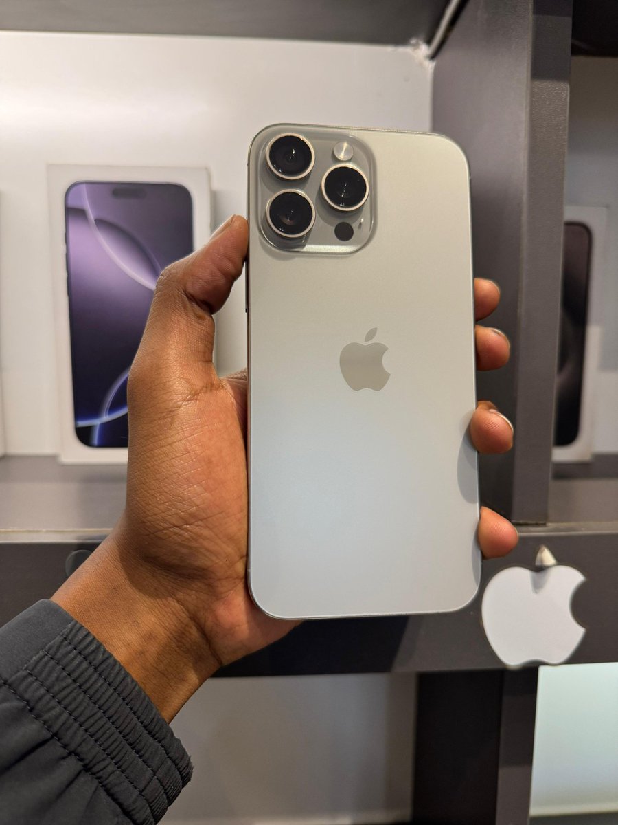TechChapK3's tweet image. Apple iPhone 16 Pro Max
256gb Storage 
EX-UK 

Available @Ksh.127,000

#iPhone #iphone16 #iphone16pro #iphone16promax #iphonekenya #iphonedeals #apple #applekenya #appleiphone #applelife #appledevices #tech #techlife #techlifestyle