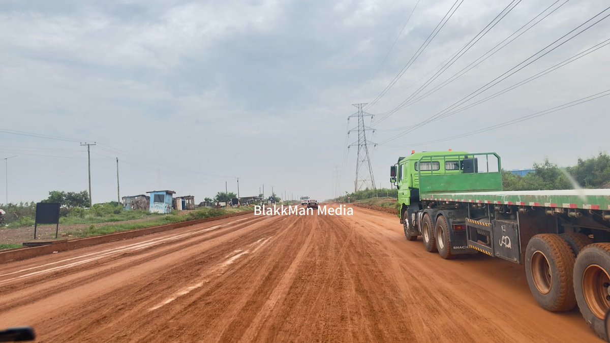The Kpone to Tema road project is advancing steadily.