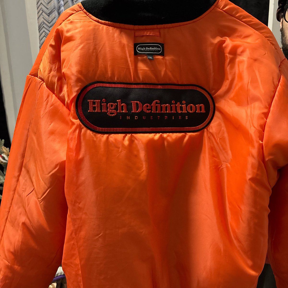 lightsupkam's tweet photo. hey all!! selling my hiidef season 1 bomber jacket! below is the link to my depop listing! 

https://t.co/hiVeusgFKo https://t.co/hiVeusgFKo https://t.co/k22UjyXapw
