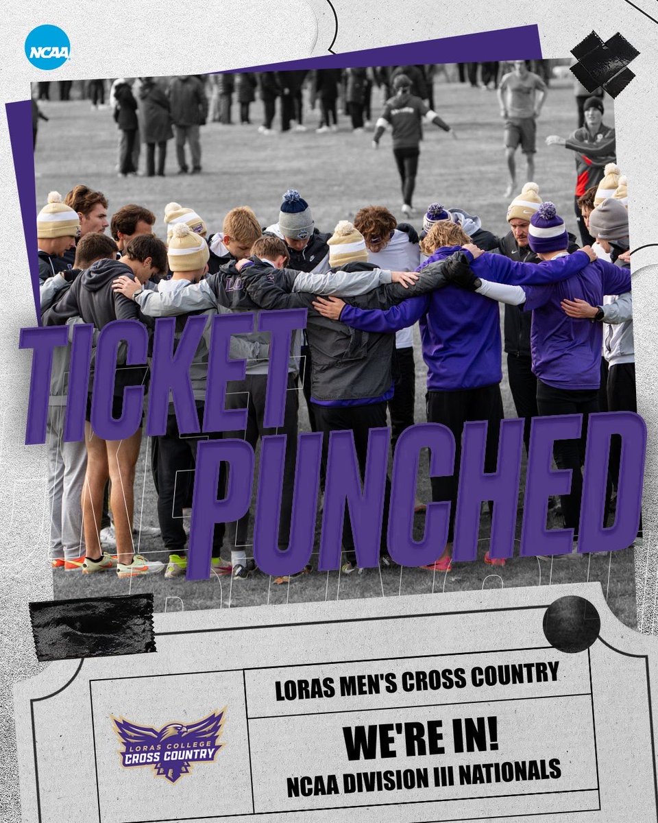 THE MISSION CONTINUES‼️

The men’s cross country team has earned an at-large bid to the NCAA Division III National Championships in Spartanburg, S.C. 

#GoDuhawks