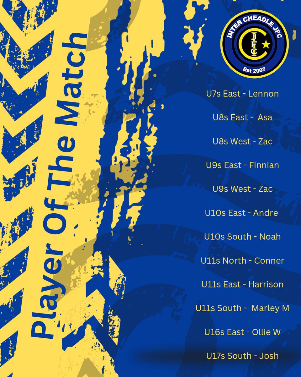 Inter Cheadle JFC tweet media