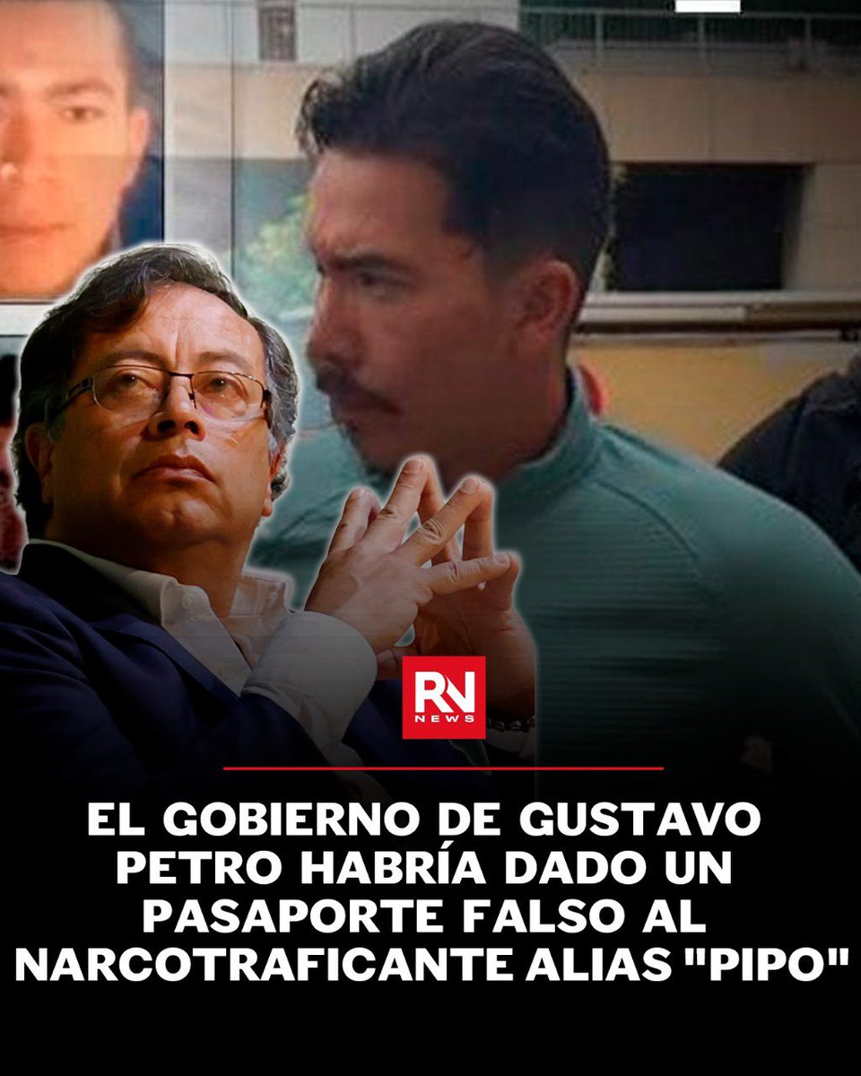 🔴 #Urgente El gobierno de Gustavo Petro habría dado un pasaporte falso al narcotraficante alias "Pipo"

Los medios españoles manifiestan que la captura fue fruto de la cooperación entre la Policía Nacional española y la ecuatoriana.

En España también se relató que alias Pipo