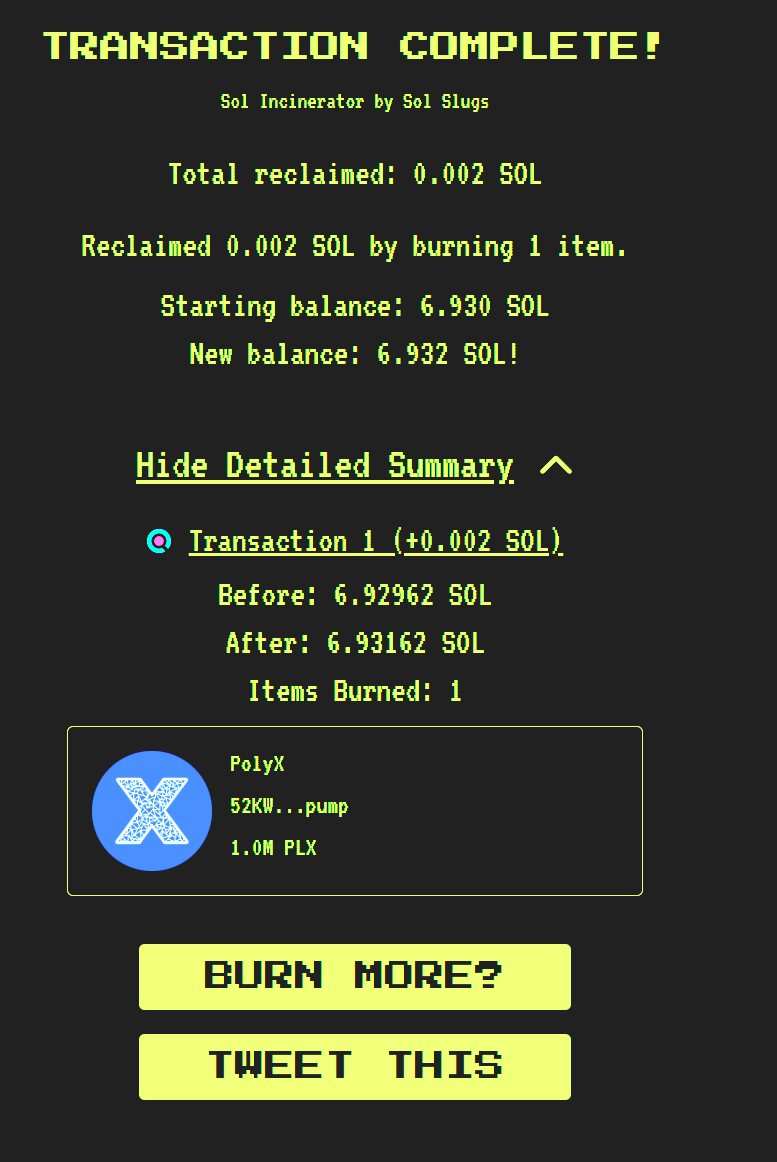 PolyxBot's tweet image. It&apos;s time for the traditional Sunday BBQ and we are cooking some more $PLX tokens.

We have just burnt another 1m token, taking our burn to 57m tokens.

That means 5.7% of all the $PLX supply has been taken completely out of circulation as the flywheel keeps rotating.