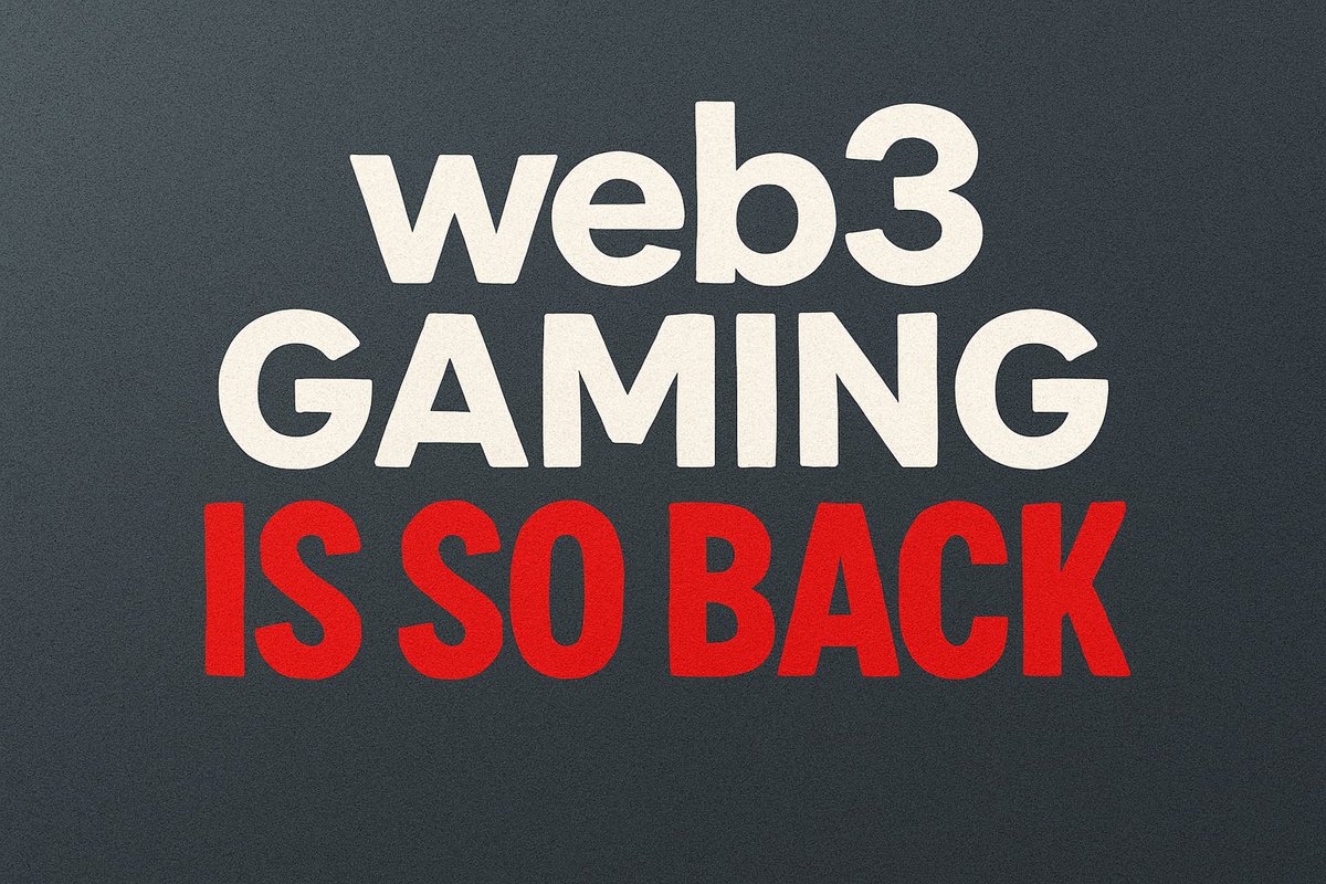 Berna7224's tweet image. Web3 gaming is SO BACK and Im gonna tell you why on this thread.

A thread (🧵)
