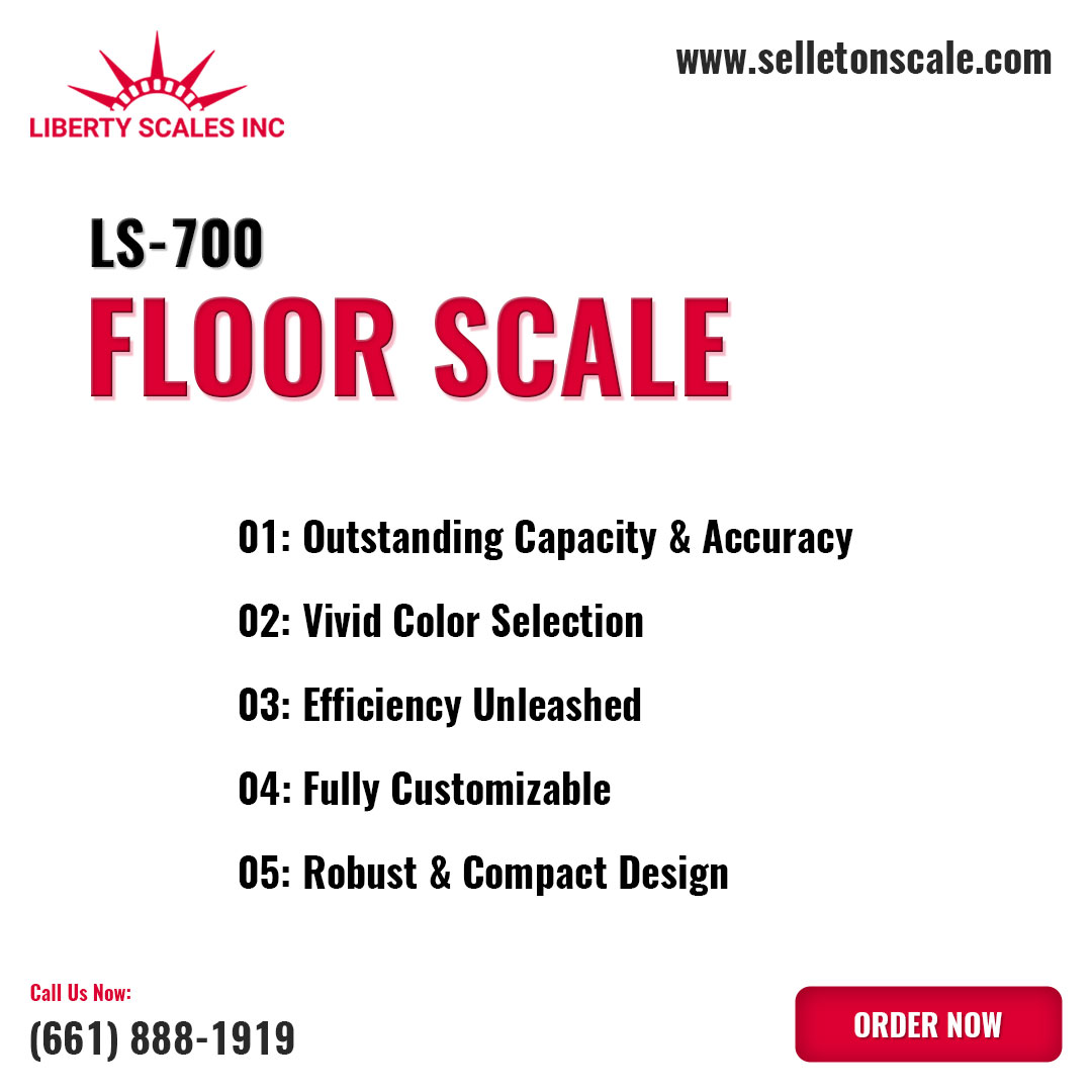 ScalesLiberty's tweet image. 🌟 Transform Your Operations with the Liberty LS-700-5X8 Heavy Duty Floor Scale!
Contact Us:
📞 (661) 888-1919
📧 sales@libertyscales.com
🌐 Learn More &amp;amp; Order Now: libertyscales.com/products/liber…
#IndustrialScales #HeavyDutyScales #EfficiencyElevated