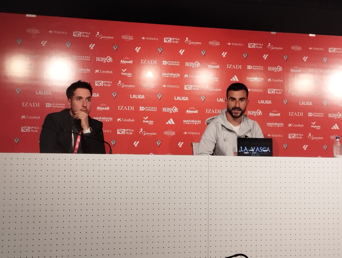 🎙️ Postigo: "Creo que este Mirandés transmite más que el de la anterior etapa" 

"En los dos últimos partidos hemos dominado el juego, que antes no pasaba" 

"A pesar de la juventud veo madurez en el vestuario. Soy más optimista que hace 15 días"