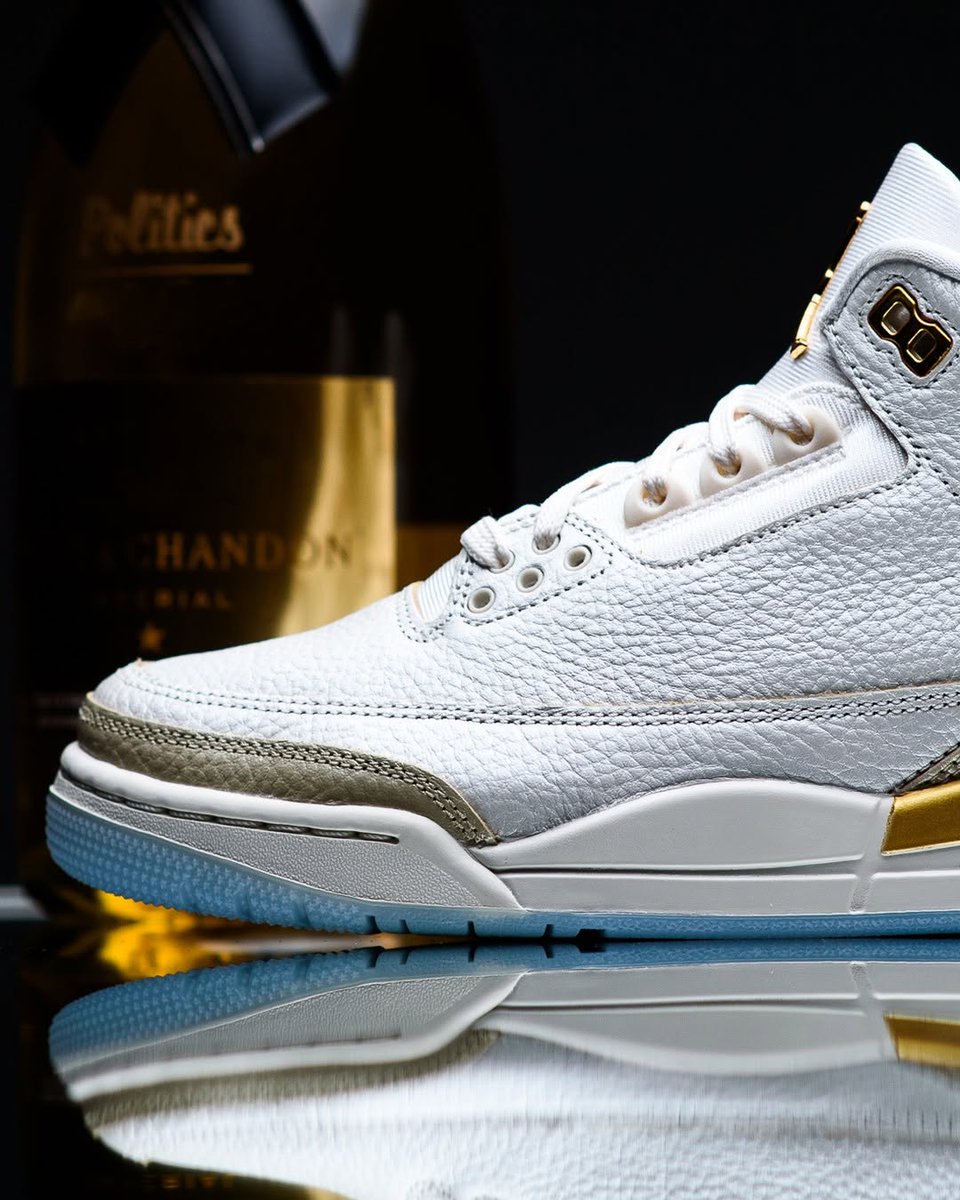 Air Jordan 3 "Champagne and Oysters" Releases This Week 🥂🦪 bit.ly/4859QJb