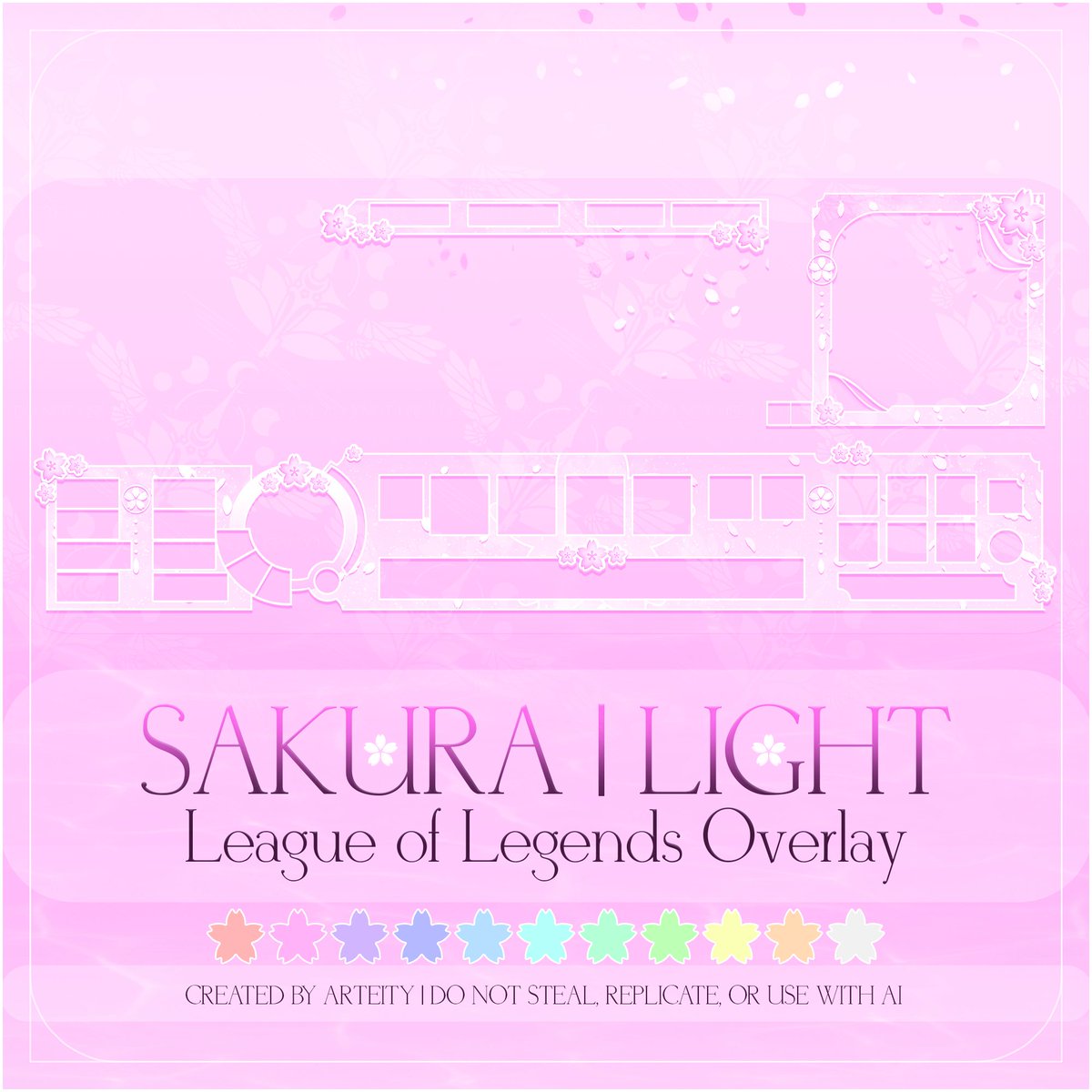 【 ✧.* Overlay Raffle *.✧ 】
—➤ Hi hi~! I'm hosting a giveaway for my League of Legends overlay shop set! 🌸ヽ(*・ω・)ﾉ

2 Winners -&gt; Light or Dark Set
1 Winner -&gt; Both Sets or a Custom League overlay!

💜,🔁, and follow to enter~ ✨ Ends December 1st.
Good luck! ＼(≧▽≦)／