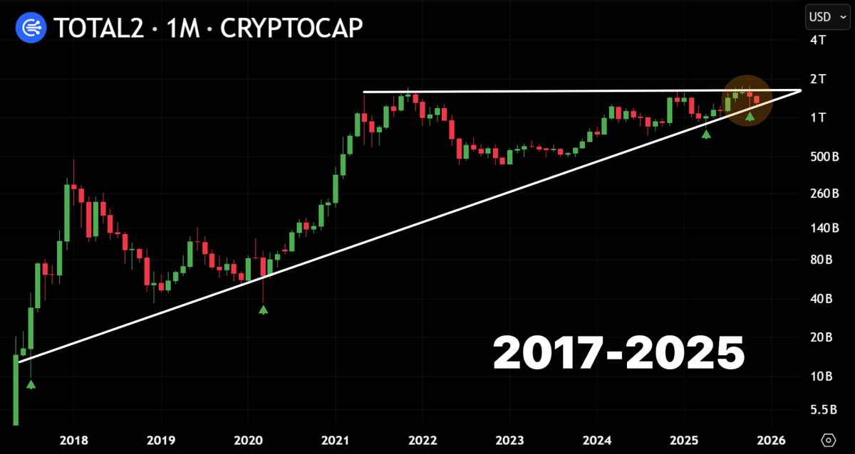 ALTCOINS HAVE NEVER LOOKED STRONGER

8 YEARS OF ACCUMULATION IS ABOUT TO EXPLODE
