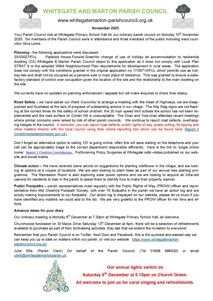 WhitegateVision's tweet image. Please see our November update.  A pdf version is available on our website.