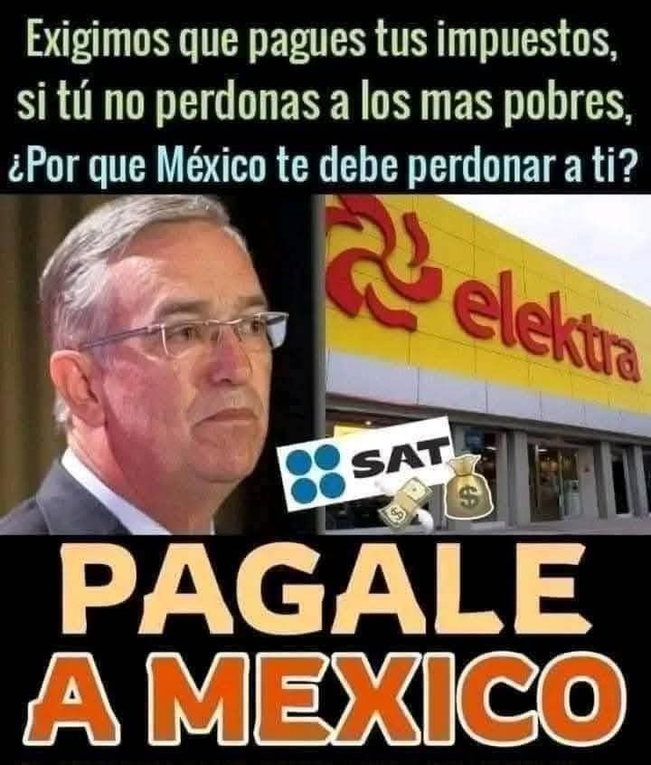 JoseRamrez13966's tweet photo. @RicardoBSalinas @Claudiashein Ahí está el evasor de impuestos 👇 https://t.co/Y4x7xlXkwZ