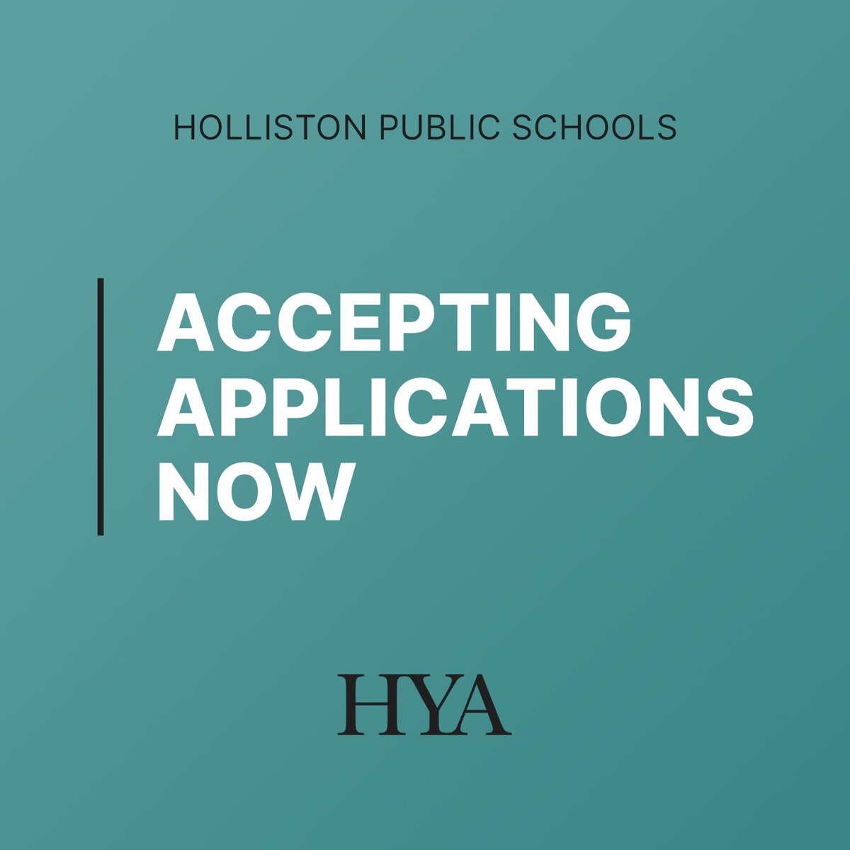 Holliston Public Schools, MA | #Superintendent Apply Today! bit.ly/4ny9Ozd

#HYAsearch #Education #Jobs #EducationJobs #suptchat #edleadership