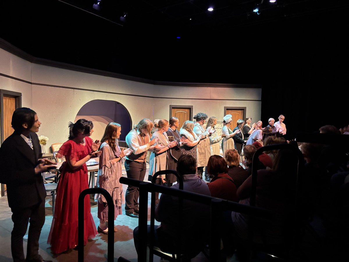 Bravo to the cast and crew of the Fall Play:  The Plot, Like Gravy, Thickens.

Thank you for bringing talent, creativity, humor, and heart to the Gichi-ziibi Studio Stage. We are proud of you. 🎭💙

#WarriorProud
