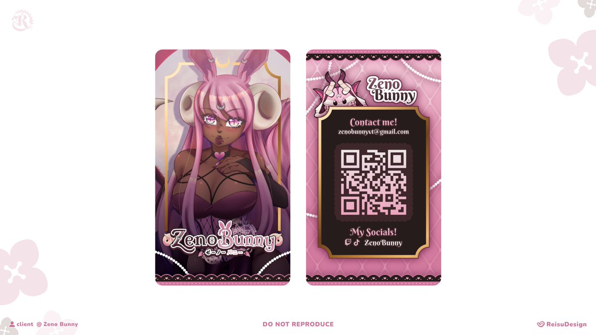 I made a Business Card for @ZenoBunny 💖

Thank you for trusting me with this commission!

#ReisuDesign #VGenComm