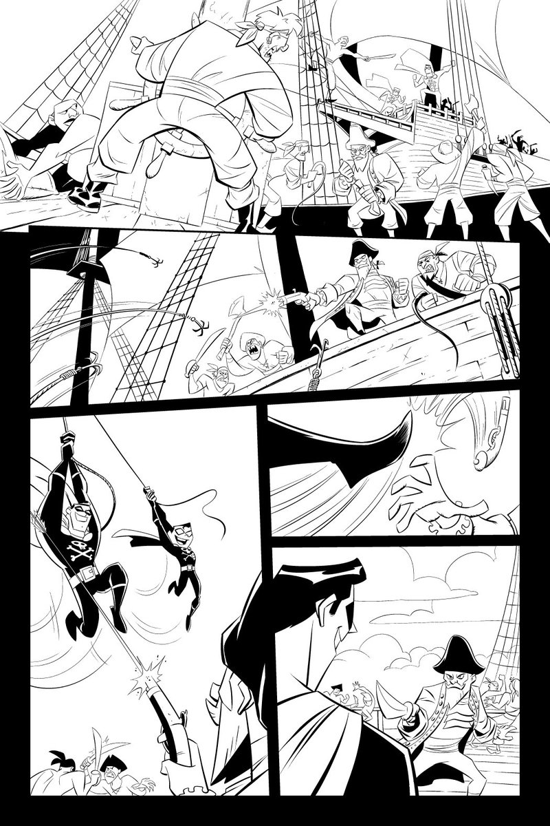 Page 2 lineart! Early cover artist reveal at 50 subscribers, page 1 colors at 100!
crossbonescrew.substack.com