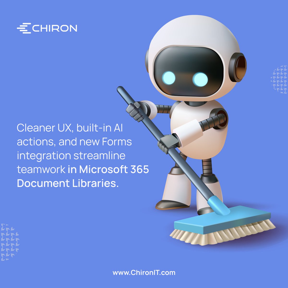 ChironUsa's tweet image. #Microsoft just rolled out major UX updates, AI actions, and new Forms capabilities in document libraries, making everyday collaboration smoother and smarter than ever. The refreshed interface is cleaner, faster, and designed for better #productivity. 
ChironIT.com
#AI