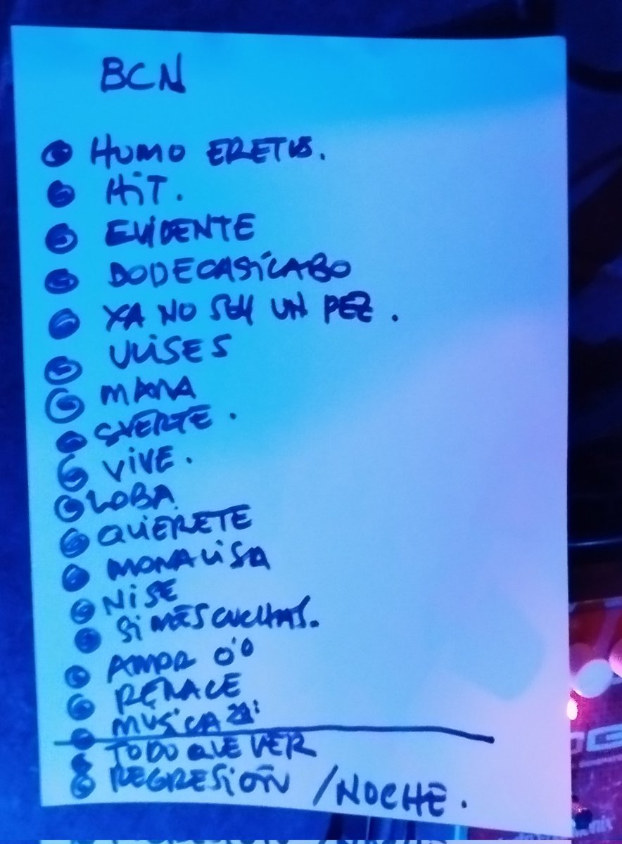 Joder! Como necesitaba una descarga como la de ayer. Como siempre un placer volver a veros.

Gràcies per tornar a fer-nos vibrar.
Una abraçada forta.

Que gaudiu molt dijous del #ZAPINDAY 
 <a href="/sobrinus20/">Sobrinus</a>