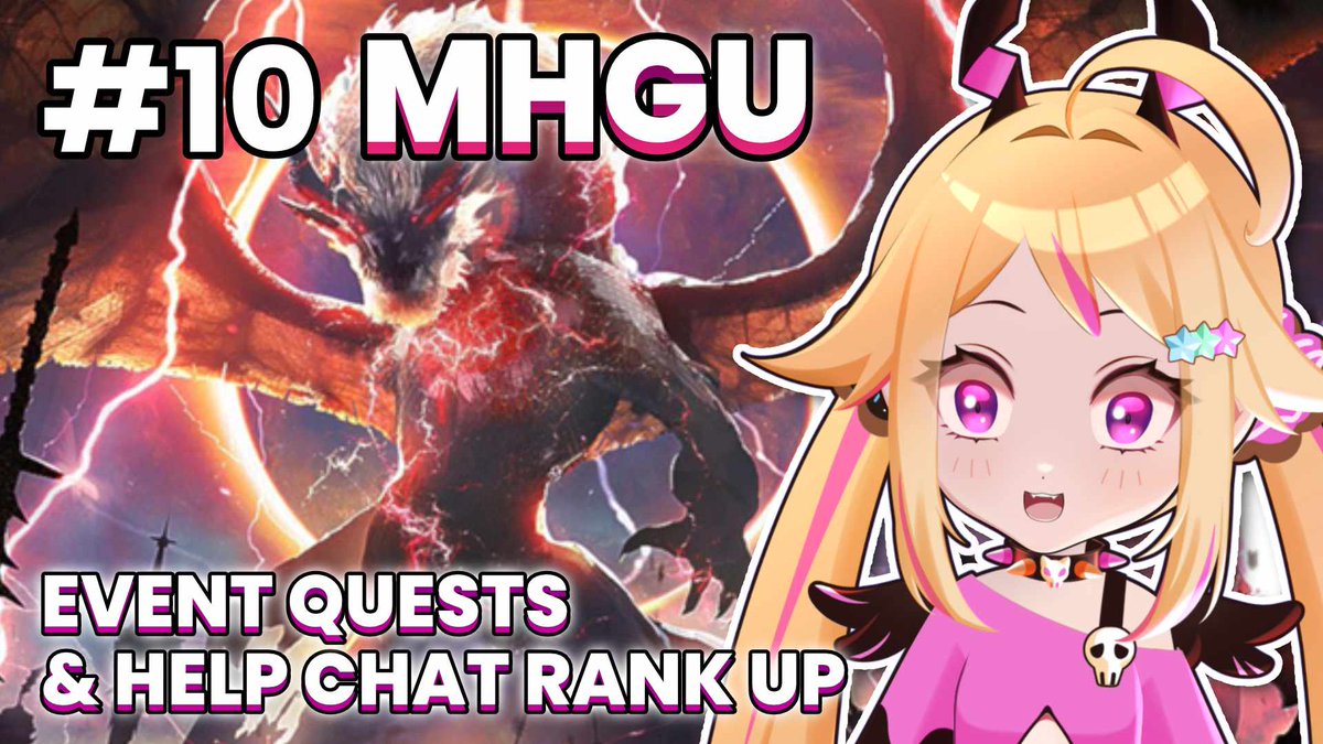 An other monsters hunting adventure starts now!!

🟪twitch.tv/rinevartist
🟥youtube.com/live/daUcu5Fug…

#Vtuber #MonsterHunter