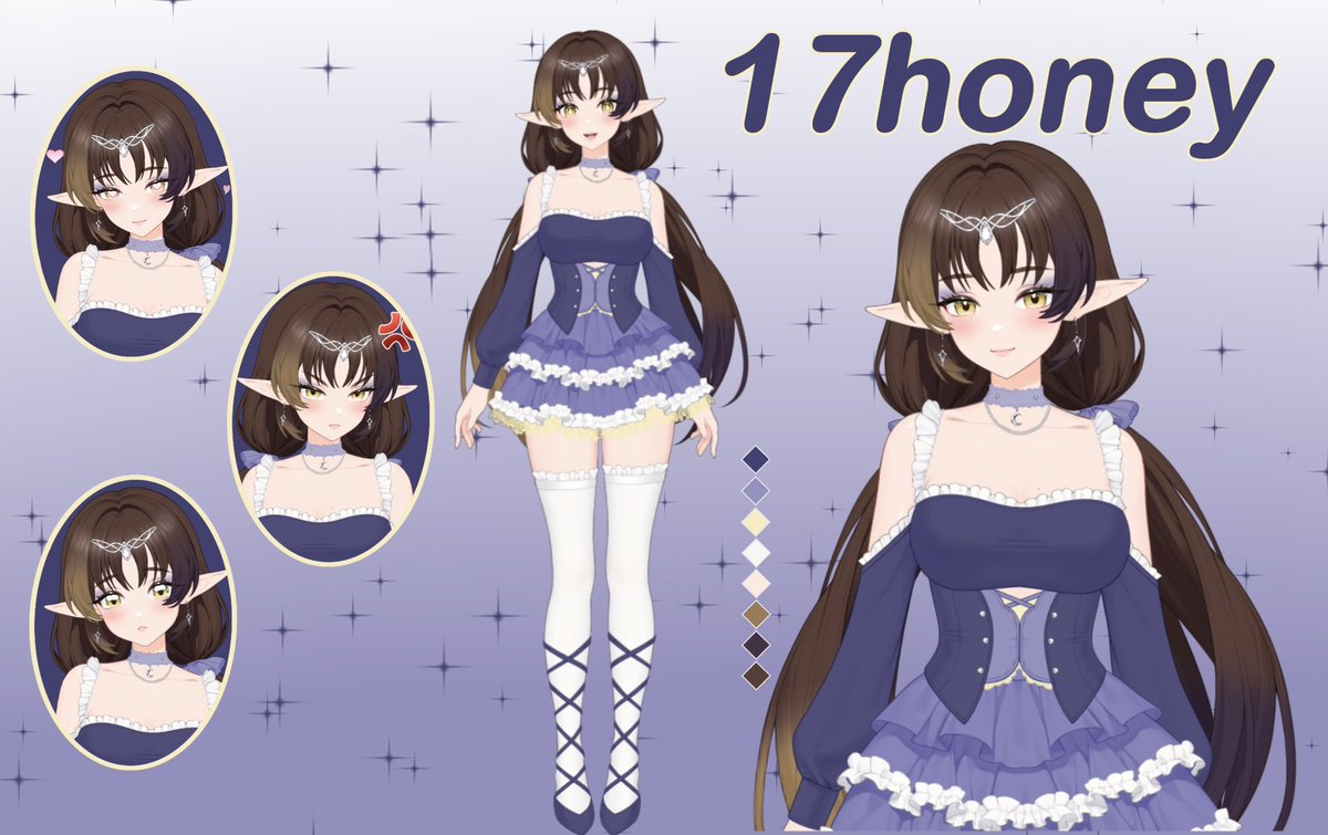 17honeyy's tweet photo. hi !! I’m your new celestial elven vtuber ♡ 

✦

{#Vtuber #ENVtuber #PrismCustomizableModel}
model by @Akizone @MeezieLive2d ♡ https://t.co/VjrDD8cS0d