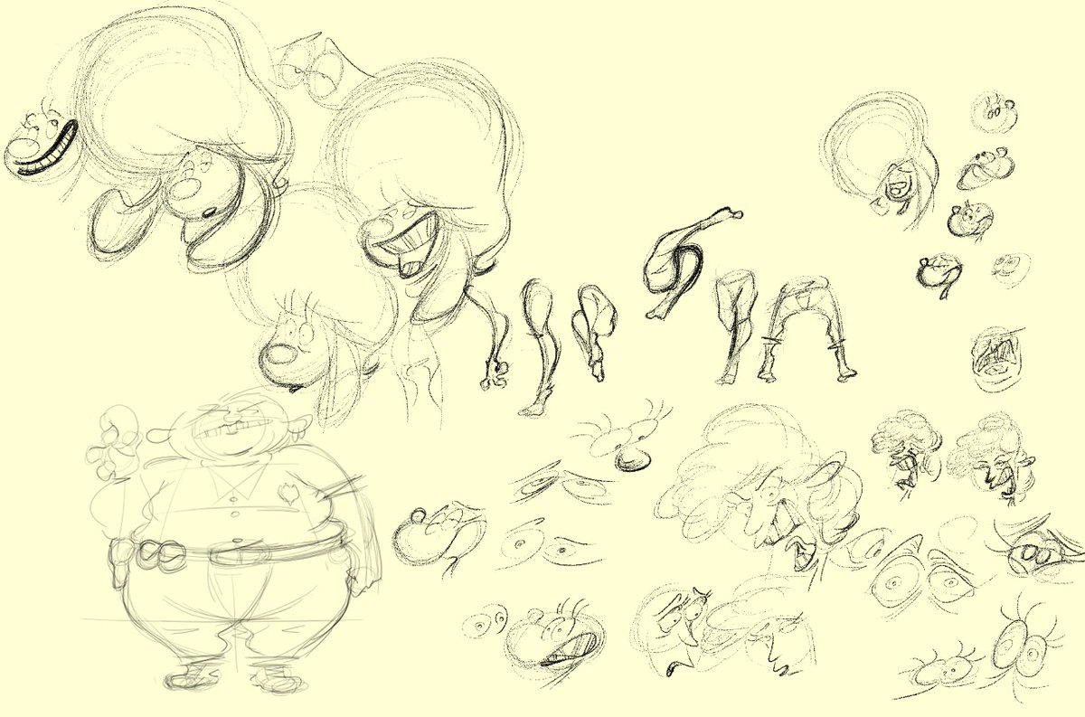 wheezyjeezy1's tweet image. Funky lil mess sketches I made during the month