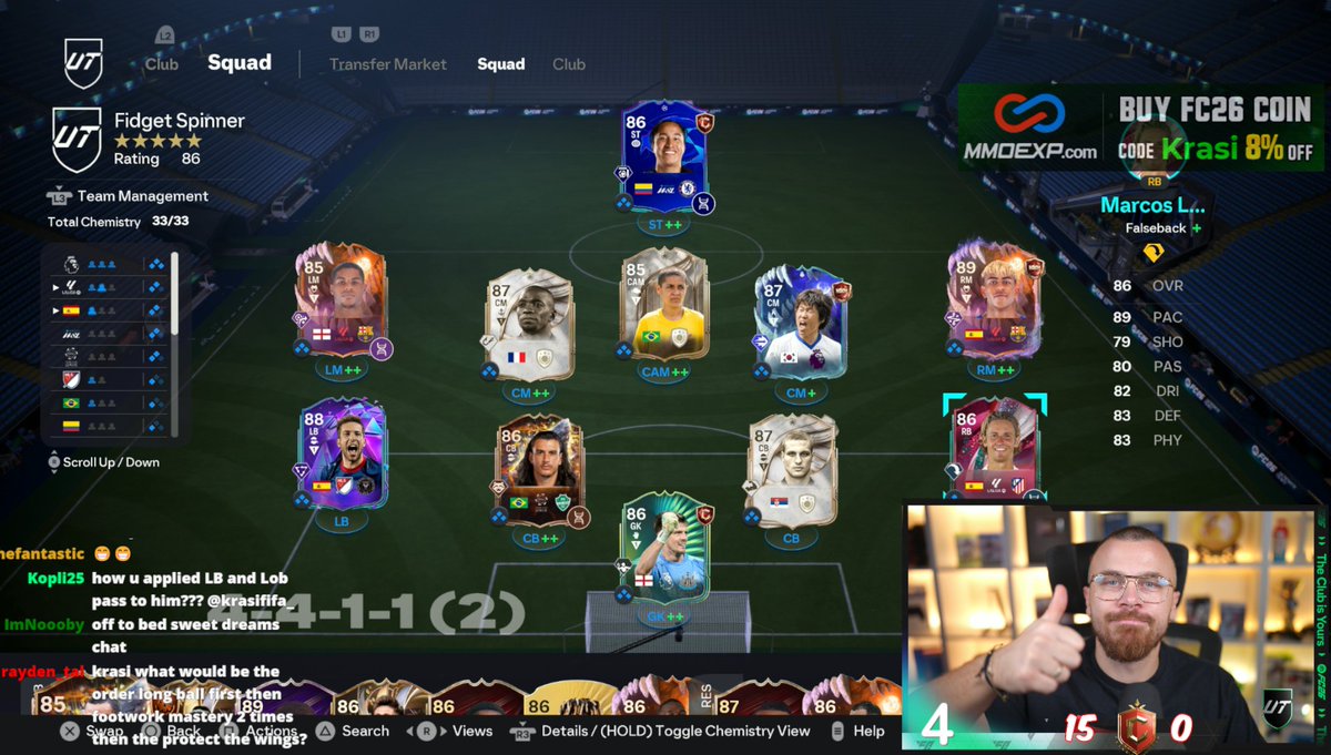 Most fun RTG team I built so far in #fc26