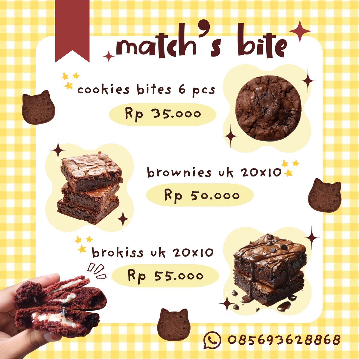 auvthetic's tweet image. bismillah temen2, minta tolong RT yah 

teh pirra open PO brownies &amp;amp; cookies lagii yg pastinya enak-enak lohhh 😋

🖇️ CLOSE ORDER : 28/29 nov 25
🍊OYEN JABODETABEK 
📍 Jakarta Selatan 
🚚 gosend/COD at selected station

more info dm 😍

#zonauang️️
