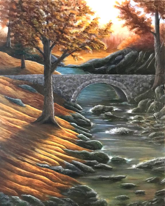 Art of the Day! "Autumn in the Ozarks". Buy at: ArtPal.com/kj?i=106283-9