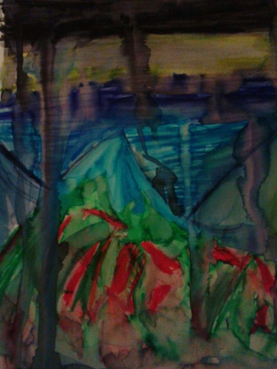 bidwell_vicky's tweet photo. Art of the Day! "Acidic Skies". Buy at: https://t.co/c4jRCN5XIP https://t.co/zkjncIE2MX