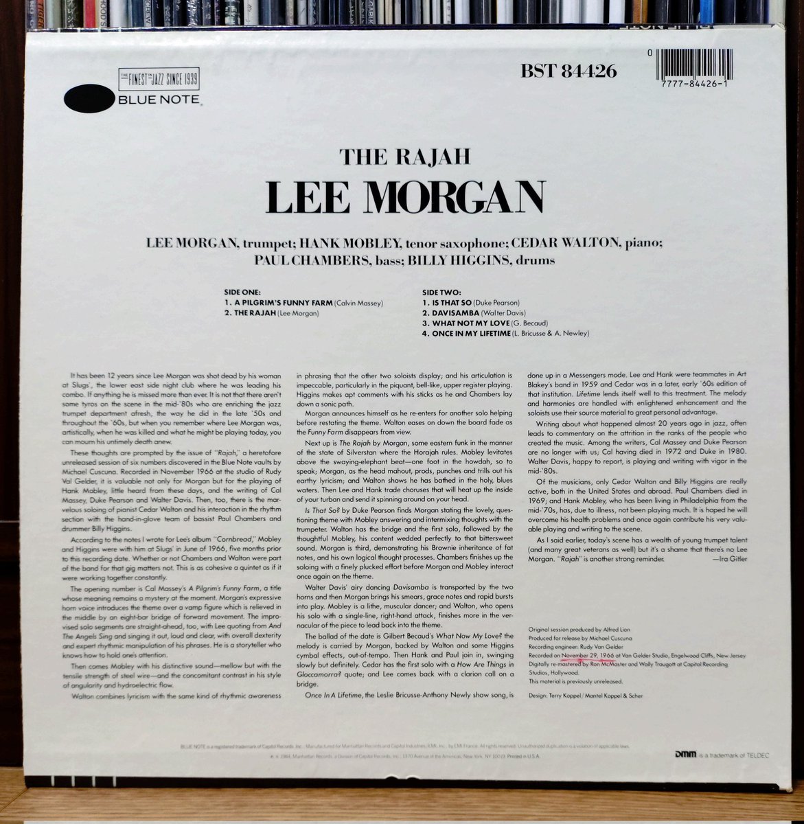 musicheart1977's tweet image. 先日買ったレコード🎵

・LEE MORGAN
  『THE RAJAH』

録音は1966年ですが、1984年に発売されたレコード。

とても良い楽曲が並びます。
何故、長い間発売されなかったなのか分かりません。

#LEEMORGAN
#リー・モーガン #therajah