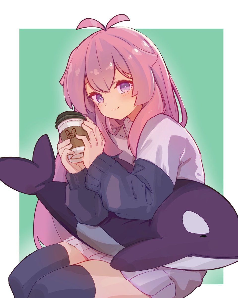 Elun_00's tweet image. Shachi~ in pastel 
#shachimu