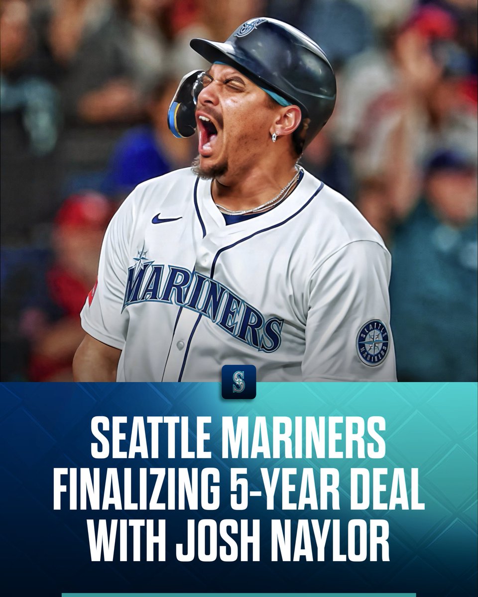 🚨BREAKING: The Seattle Mariners and 1B Josh Naylor are finalizing a 5-year deal, per <a href="/JeffPassan/">Jeff Passan</a> 

The first major free agent off the board and it’s the slugging first baseman going back to Seattle.