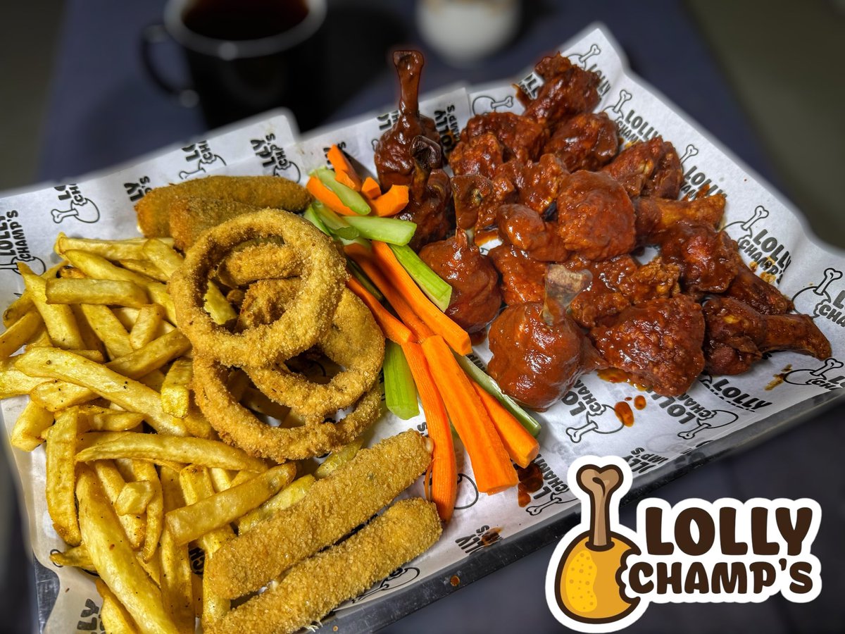 Sabor y variedad, en un solo paquete. 😍🍗🍟 #sampler #championsmix ¡Pide el tuyo! ☎️8129197348