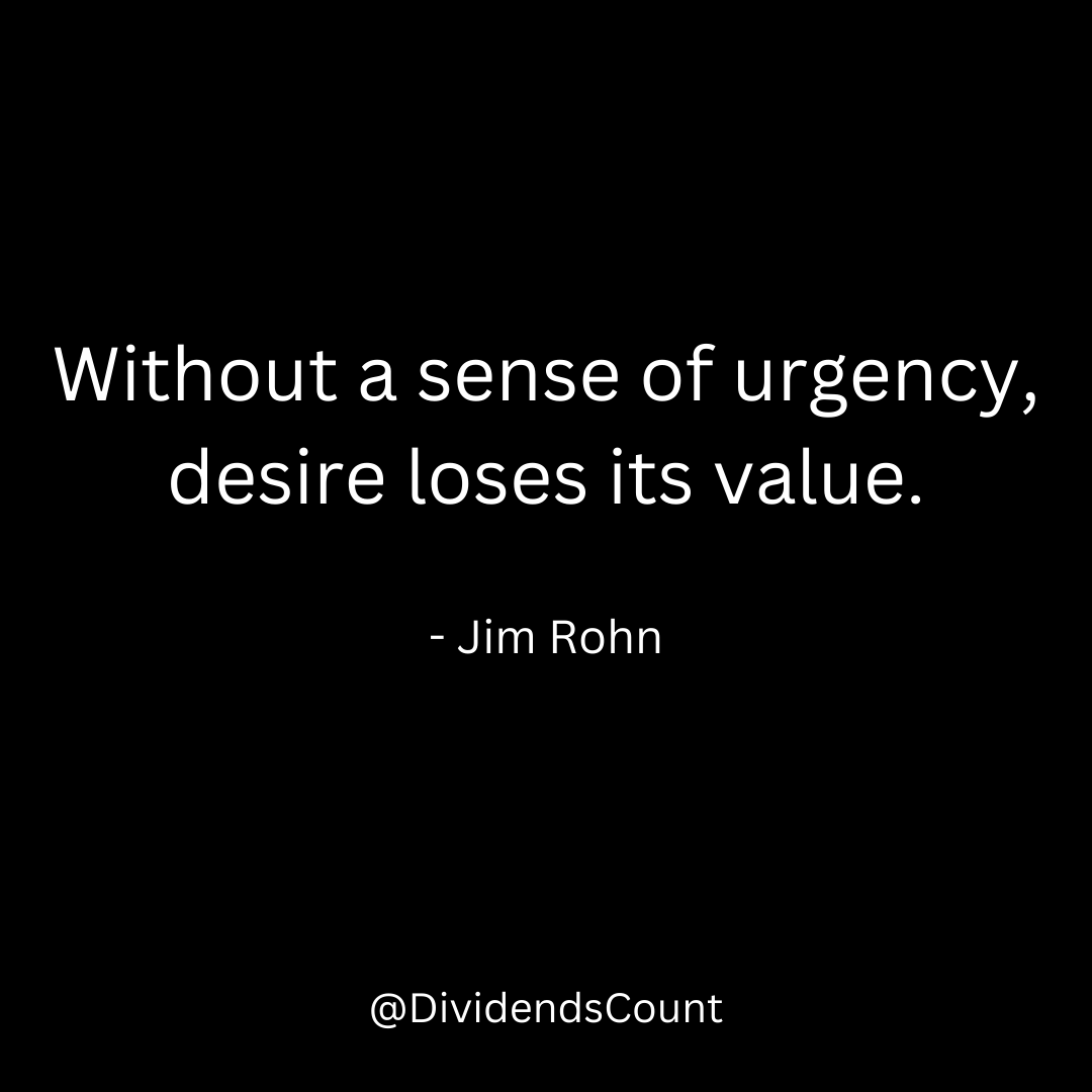 DividendsCount's tweet photo. It's easy to take action when you have a sense of urgency.

The secret to consistent action is to set up automated processes so things still happen when the urgency wears off. https://t.co/tjnQ7poFAR