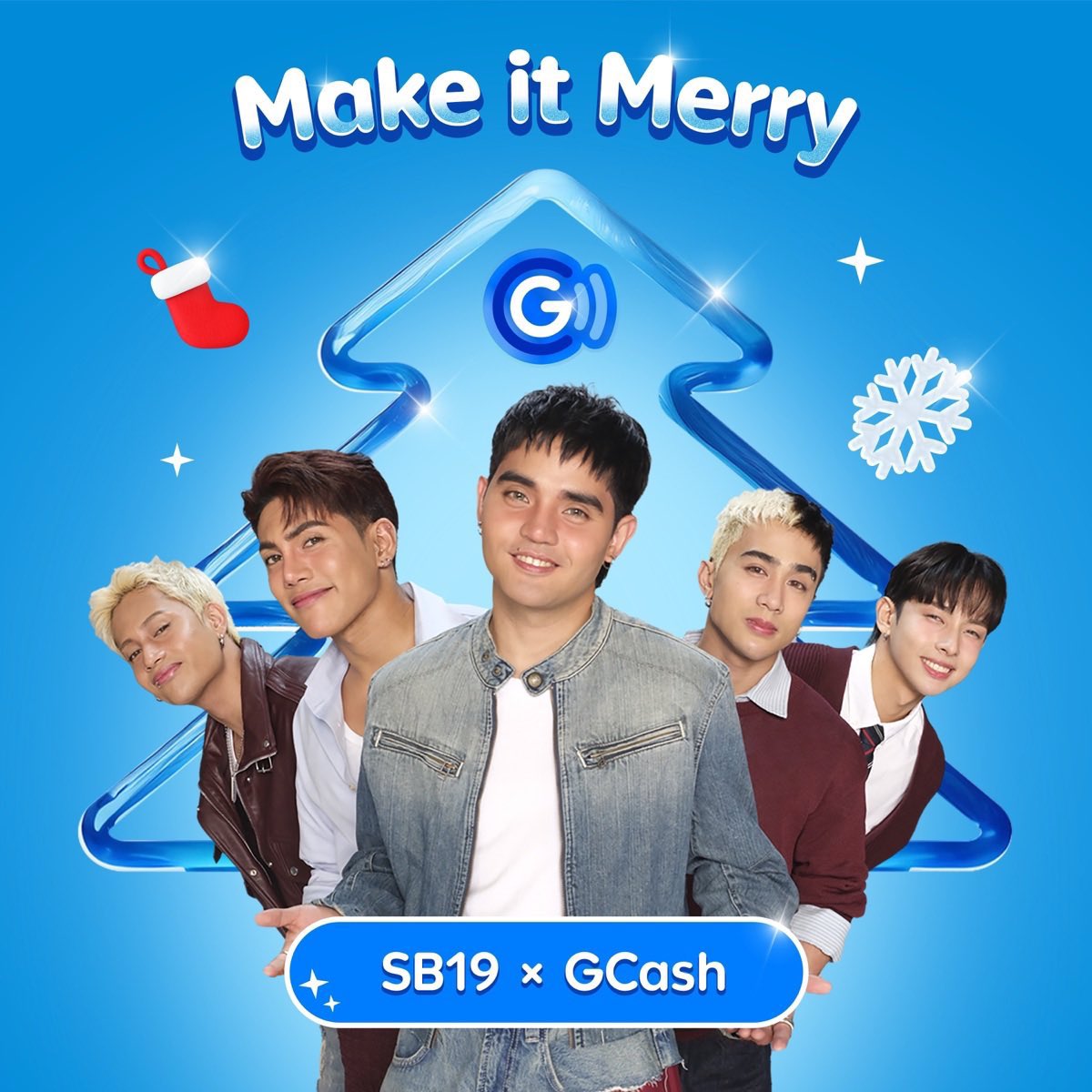 PopPlanet_'s tweet photo. GCash and SB19’s “Make It Merry, I-GCash Mo” has climbed to #6 on the iTunes Philippines Songs chart. https://t.co/pYisdKz6Cz