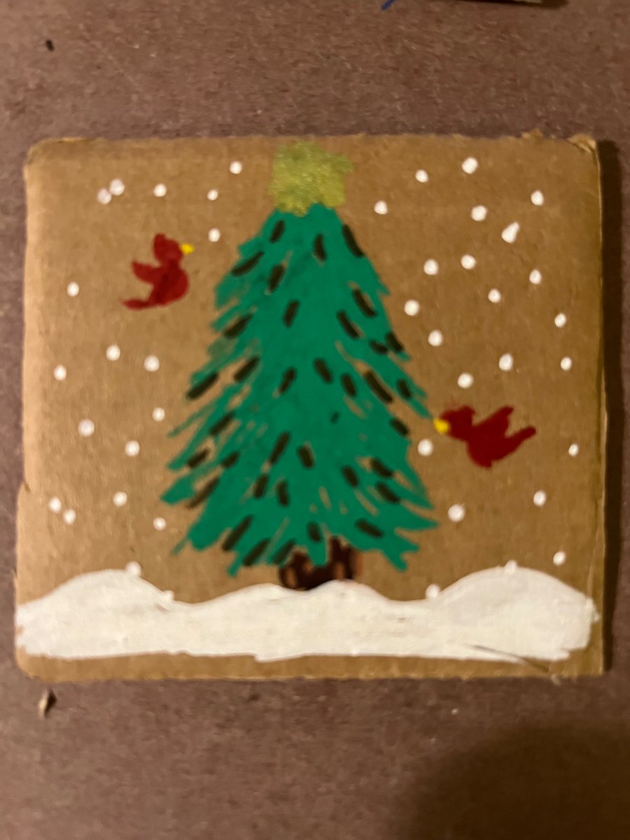 JDGlass's tweet image. Mini holiday portraits (approx 2”x2”). #holiday #art #gift #present