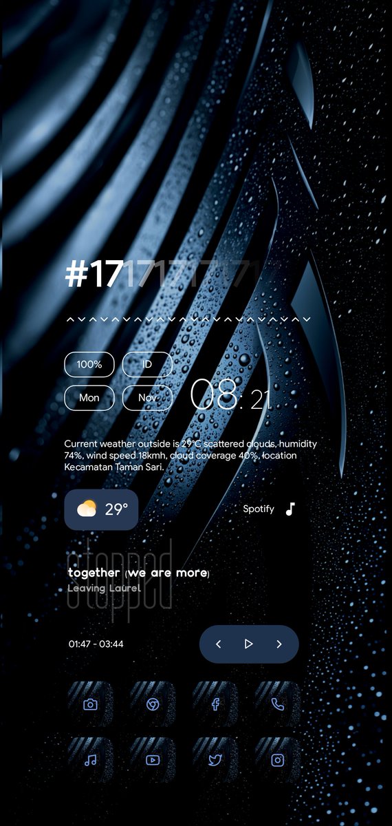 .
🔹 MONDAY. 17112025.

🔹 WIDGET WIDGISTRY KWGT
      <a href="/SachinXpert/">Leaf Designs</a>
🔹 WALL
      <a href="/X/">X</a> (Credits to creator)
🔹 H2I TEMPLATE
      <a href="/pashapuma1/">PashaPuma Design Team</a>
.