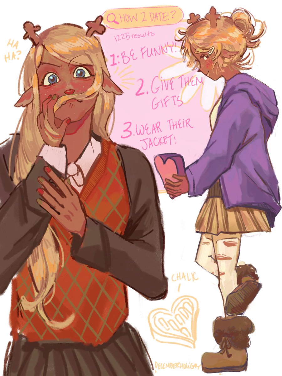 decemberholigay's tweet image. sweet silly noelle