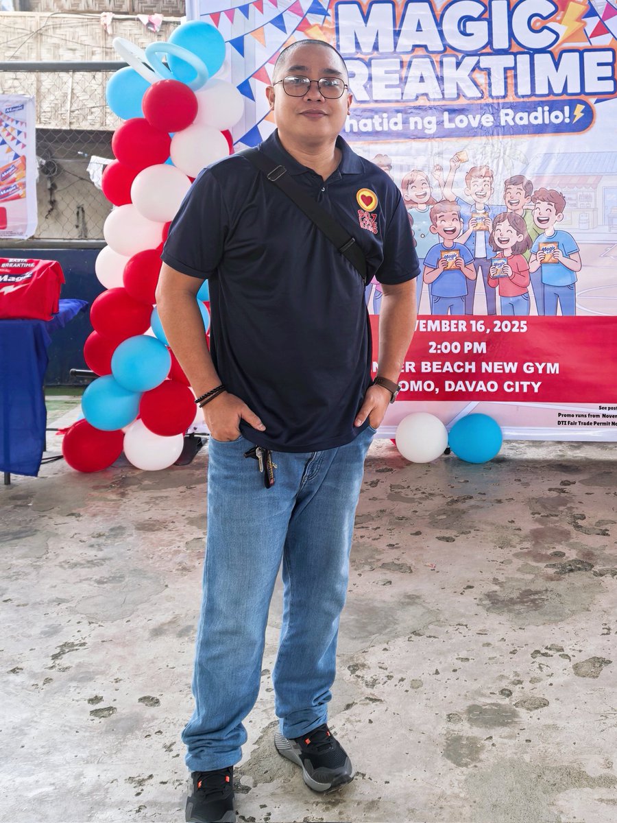 djmichaelling's tweet photo. Basta Breaktime, Magic! ✨ sa Brgy. Center Beach Talomo Gym event
#BastaBreakTimeMagic
#MagicFlakes
#LoveRadioDavao
#FeelGood #FeelGoodKabisyo https://t.co/CXSs4zD3jz