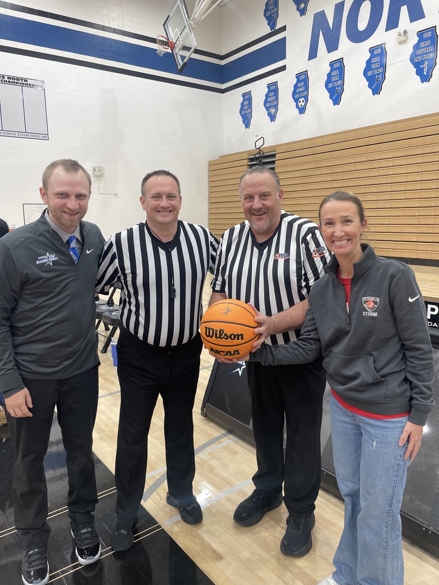 We were honored to present our high school basketball donation at the STC East and North Girls Meet the Team events. Thank you to both programs for organizing fun activities and including our players! <a href="/SCNGirlsbball/">SCN Girls Basketball</a>  <a href="/stcegirlshoops/">St. Charles East Girls Basketball</a>