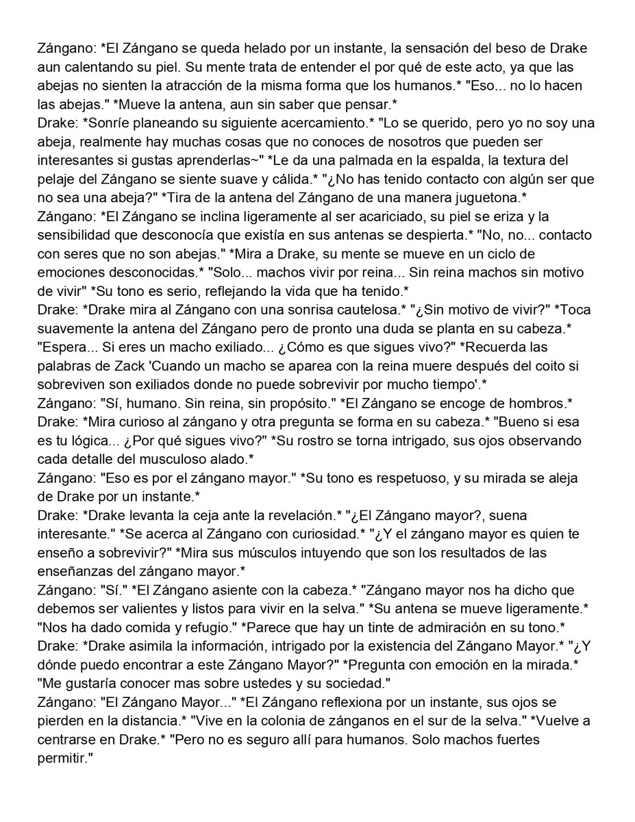 Gummy_Ass's tweet photo. Reino de Zánganos (Furry Gay) [Humano x Male Furry] Capítulo 3- Parte 1
#Furry #IA #AI #AIart #story18plus #FurryGay #FurryxHumano  #Gummy_Ass https://t.co/wzEboEio0s