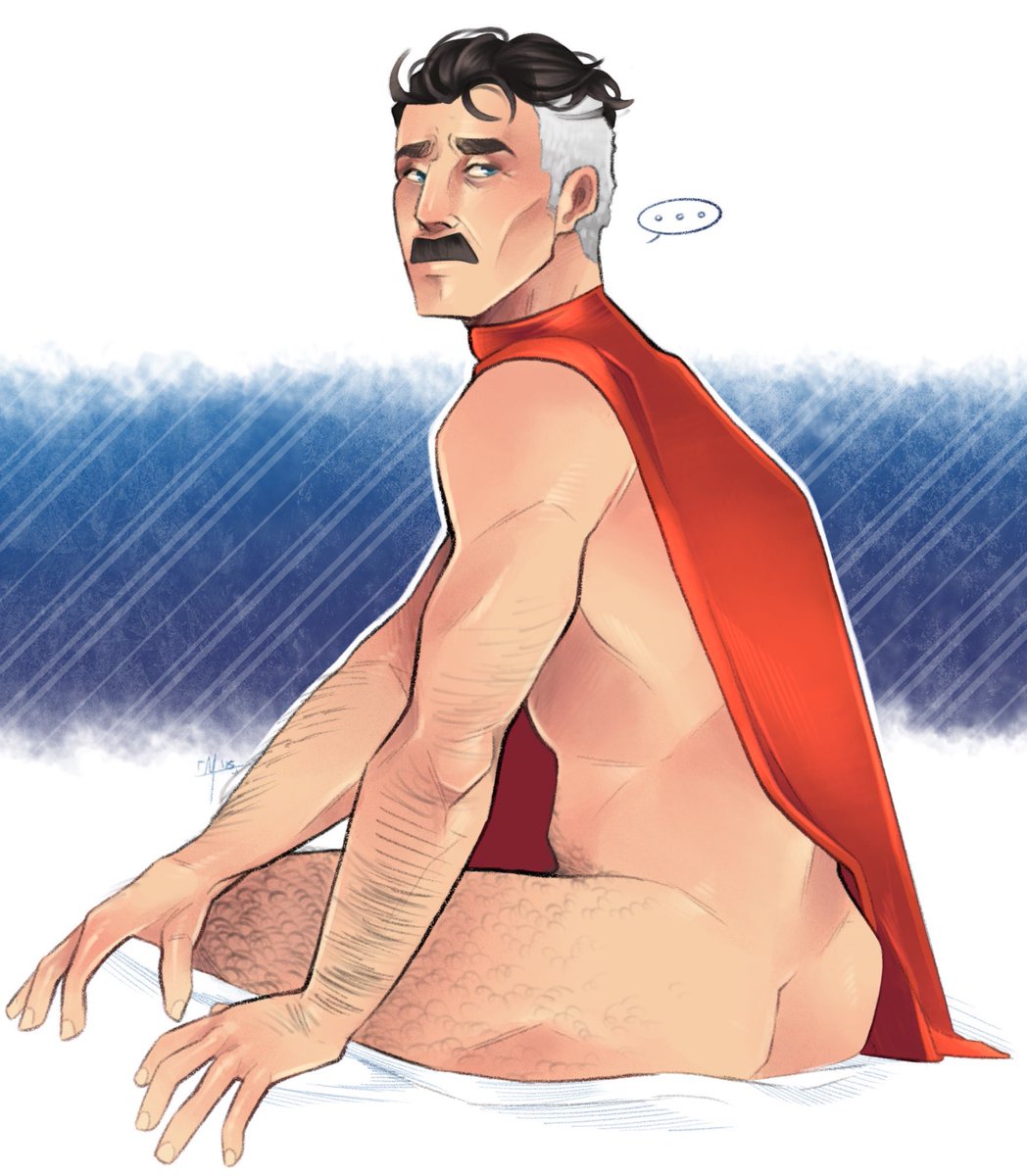 Omni-Man looks like he’s had a long day! 🤭💕