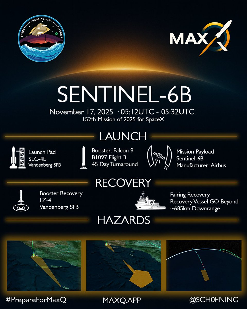 sabaページ Tonight we have a late night @SpaceX launch from @SLDelta30. The