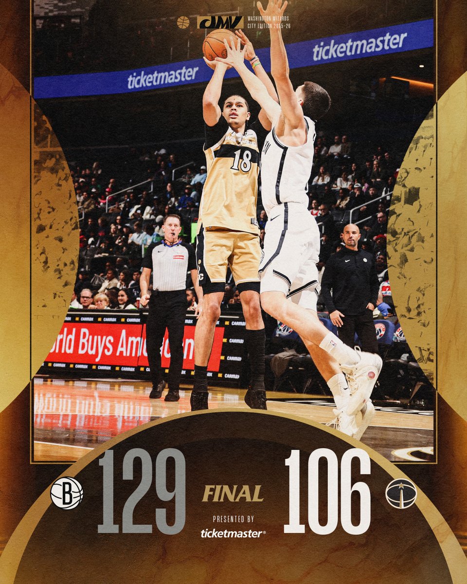 WashWizards's tweet image. Final. 

#ForTheDistrict | @Ticketmaster