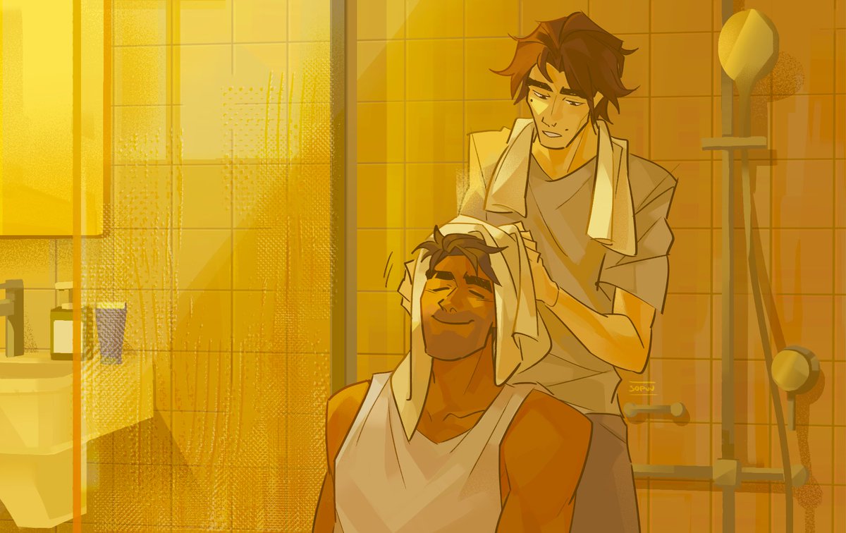 sopuu0's tweet image. but the weather app said it wouldn’t rain…?! 
#arcane #jayvik